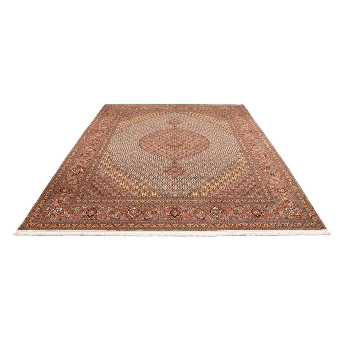 Tapis persan - Tabriz - 355 x 250 cm - marron clair