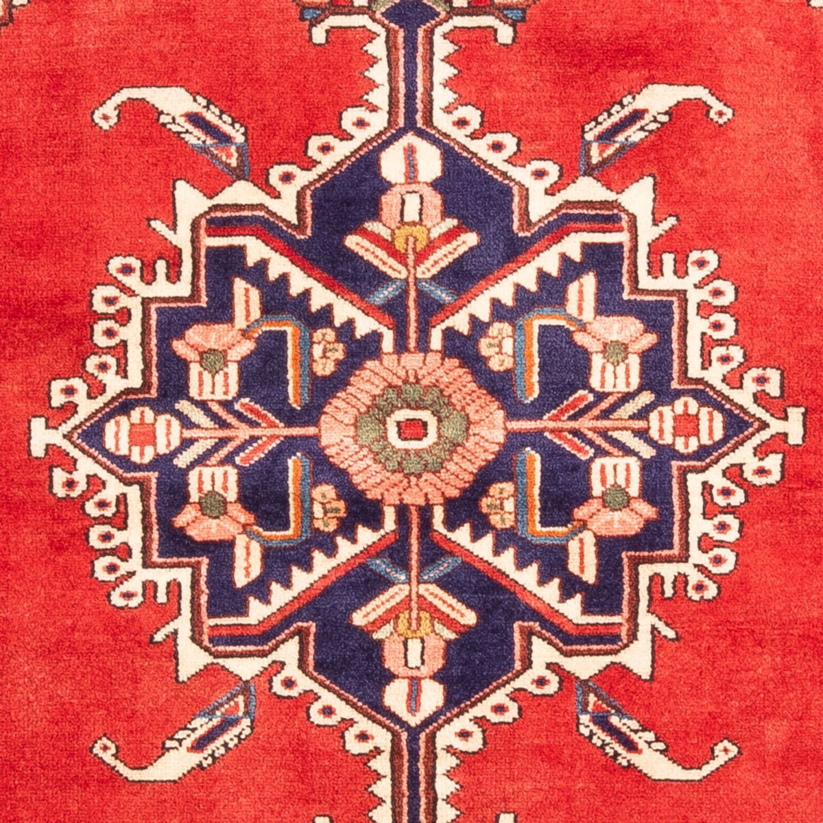 Tapis persan - Nomadic - 154 x 109 cm - rouge