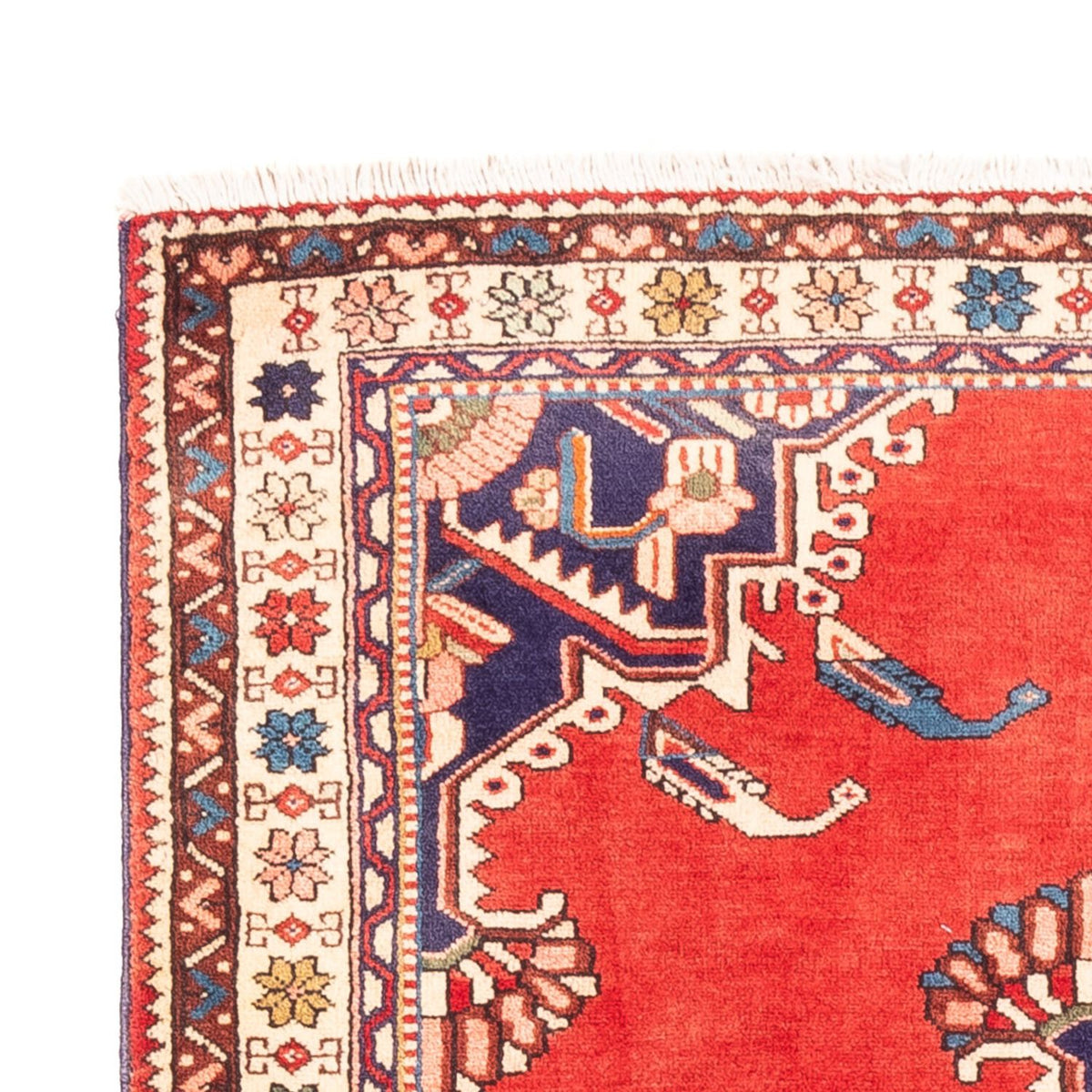 Tapis persan - Nomadic - 154 x 109 cm - rouge
