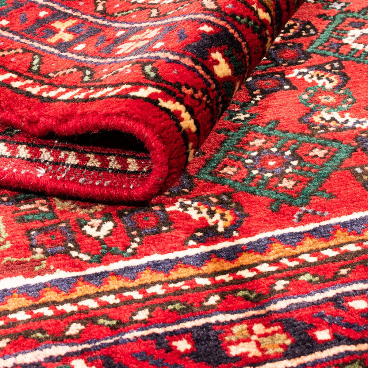 Tapis persan - Nomadic - 152 x 104 cm - rouge