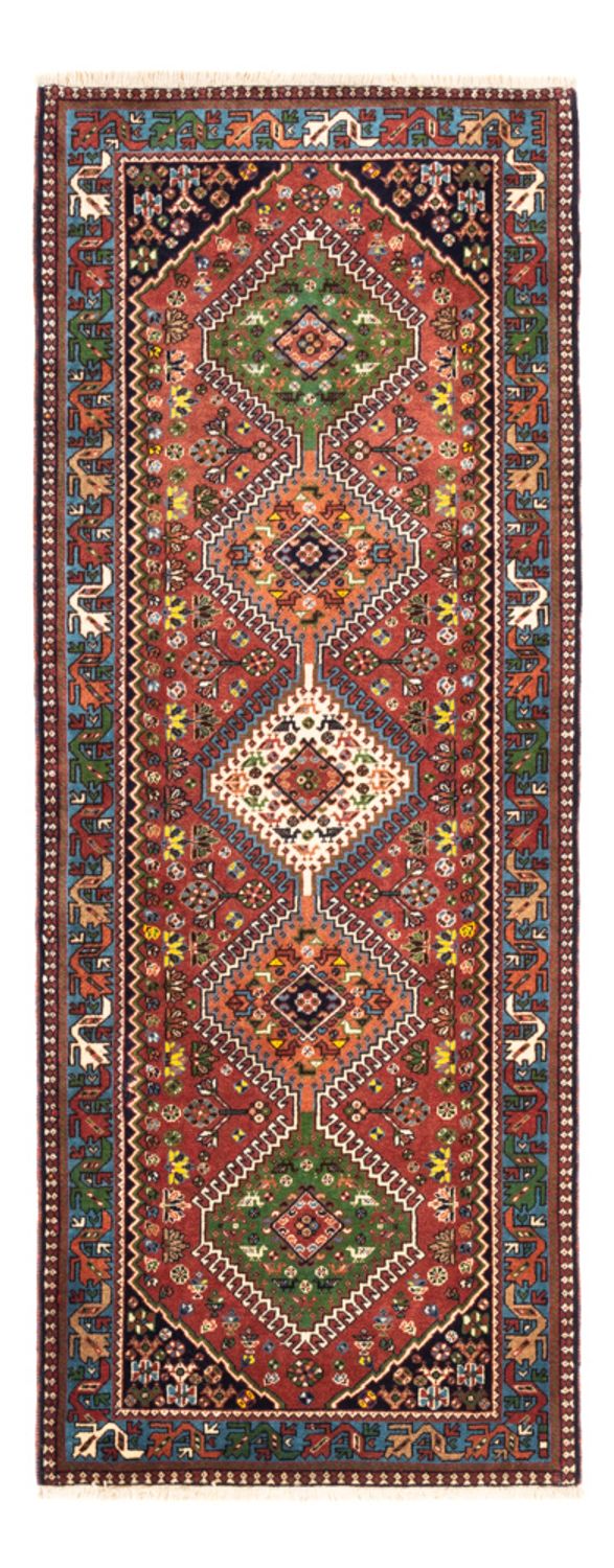 Tapis de couloir Tapis persan - Nomadic - 197 x 82 cm - rouge