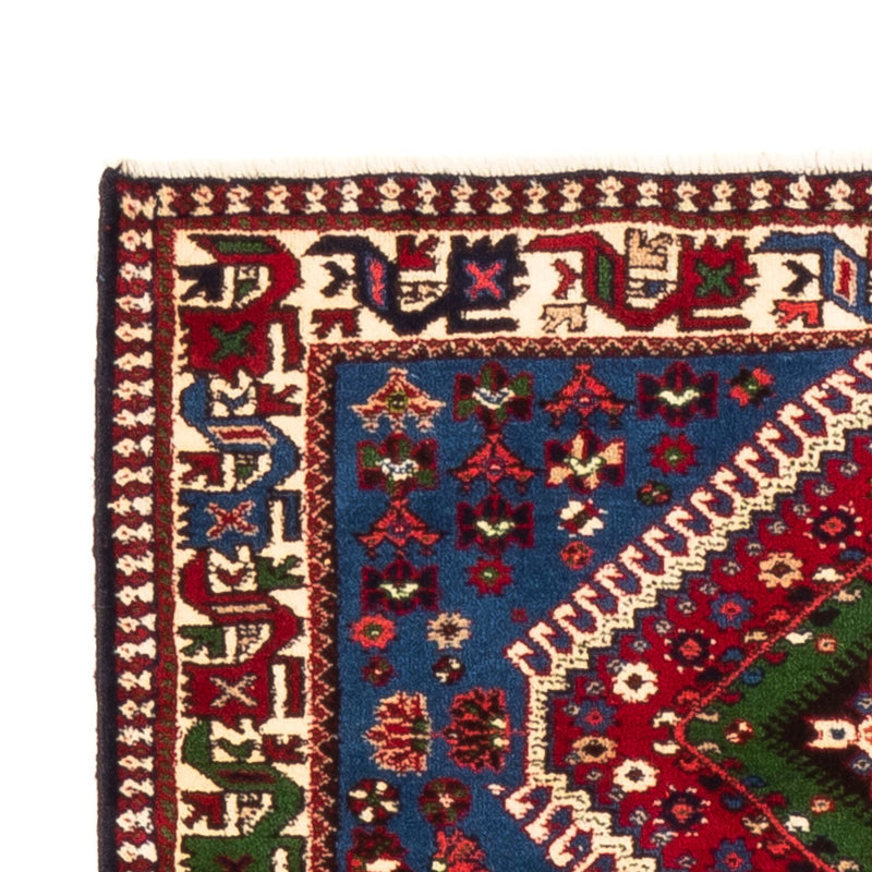 Tapis de couloir Tapis persan - Nomadic - 200 x 79 cm - bleu