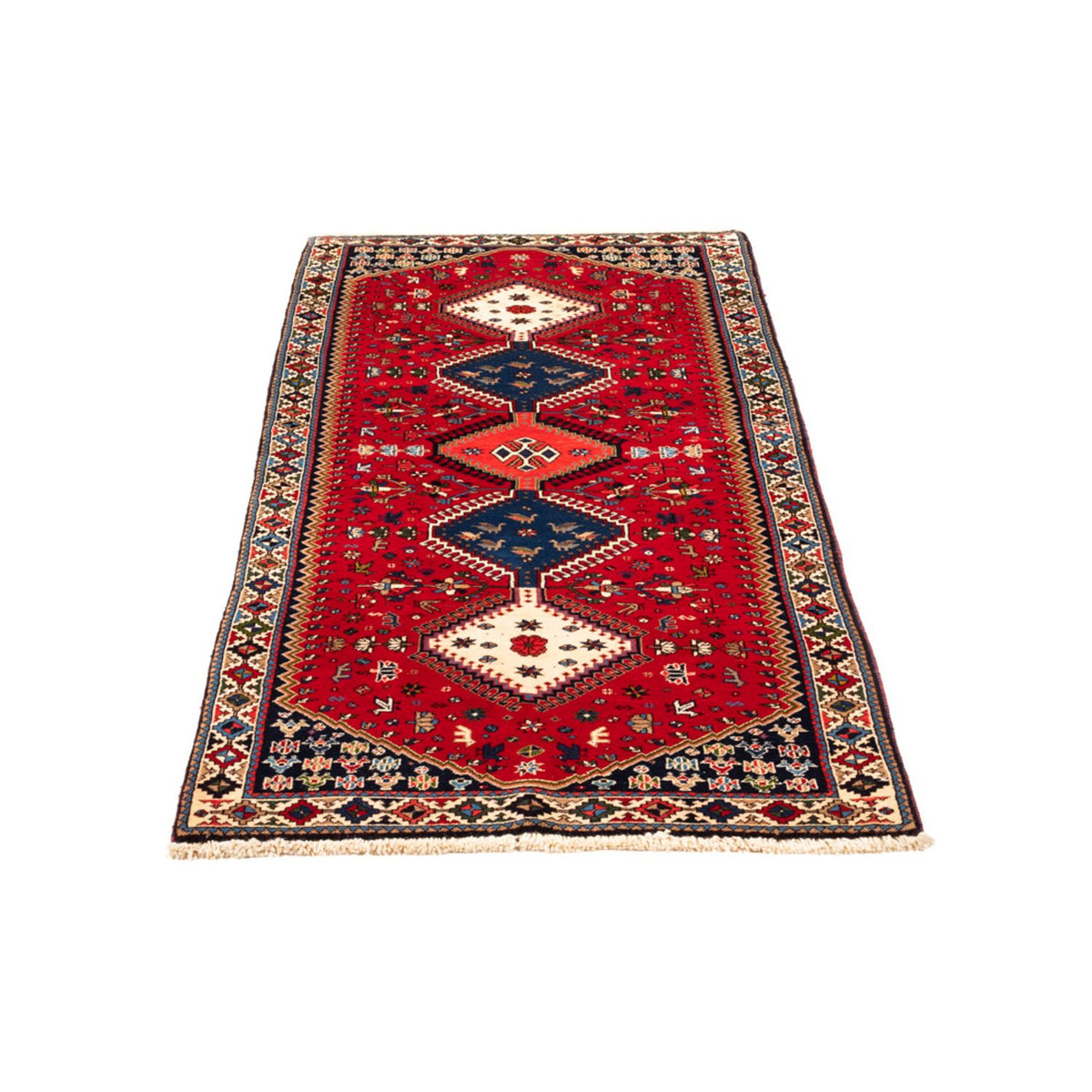 Tapis de couloir Tapis persan - Nomadic - 192 x 78 cm - rouge