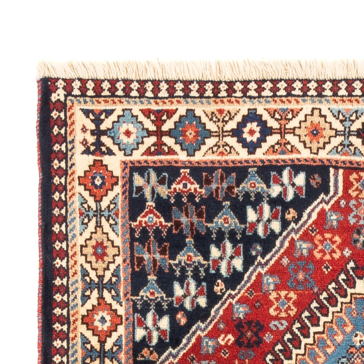 Tapis persan - Nomadic - 128 x 82 cm - rouge