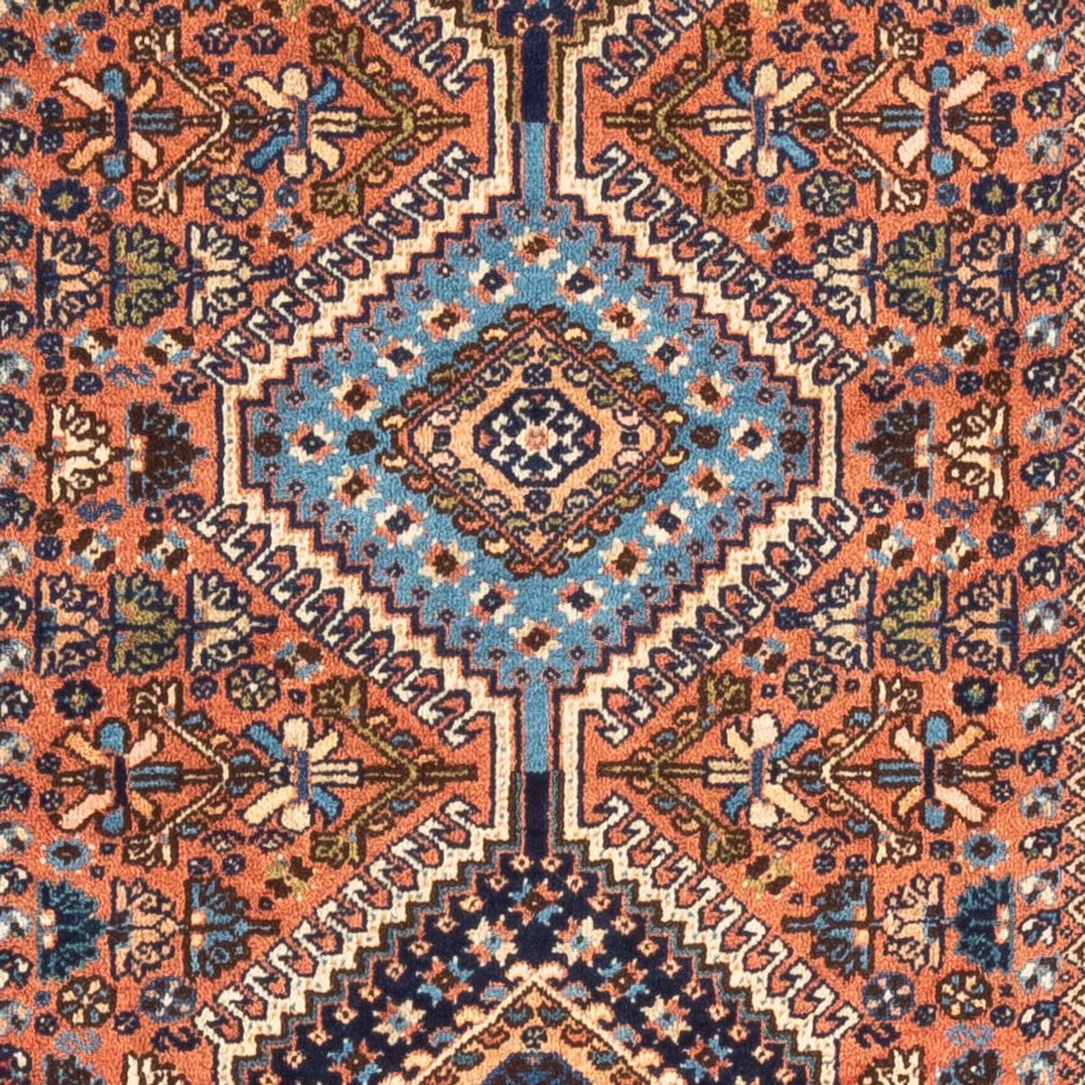 Tapis de couloir Tapis persan - Nomadic - 197 x 80 cm - rouge