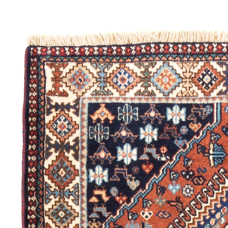Tapis de couloir Tapis persan - Nomadic - 205 x 83 cm - rouge