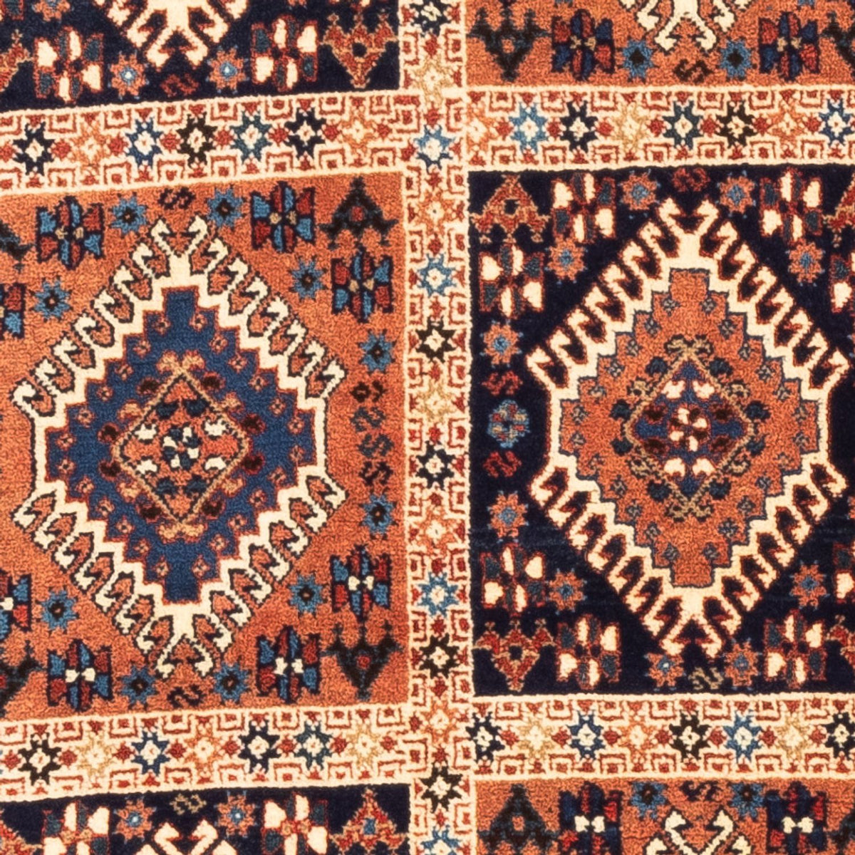 Tapis persan - Nomadic - 128 x 80 cm - multicolore