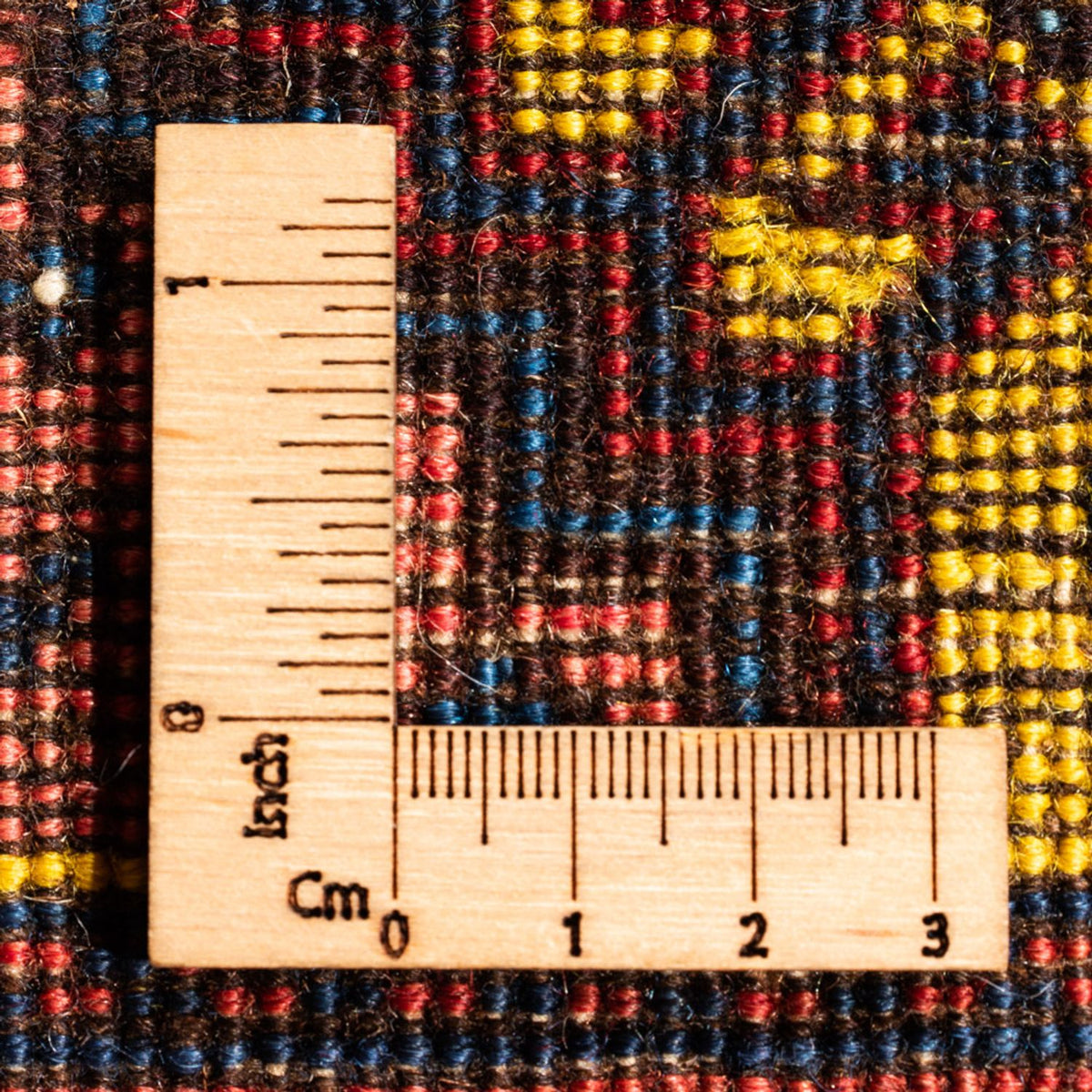 Tapis persan - Nomadic - 128 x 78 cm - jaune