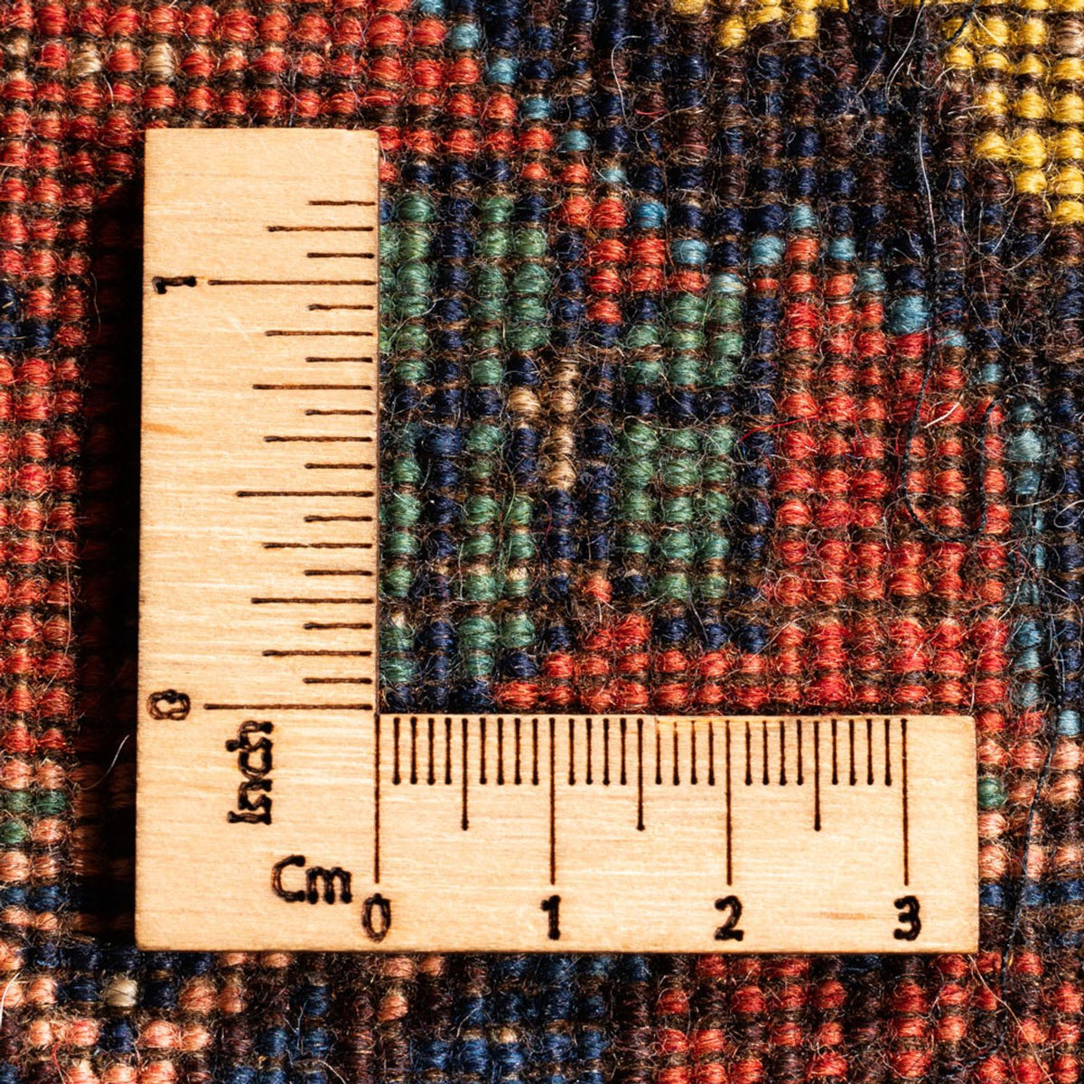 Tapis persan - Nomadic - 132 x 85 cm - jaune