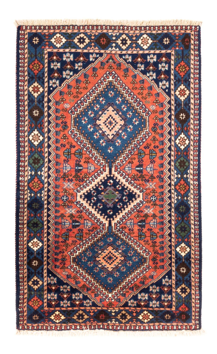 Tapis persan - Nomadic - 135 x 85 cm - rouge