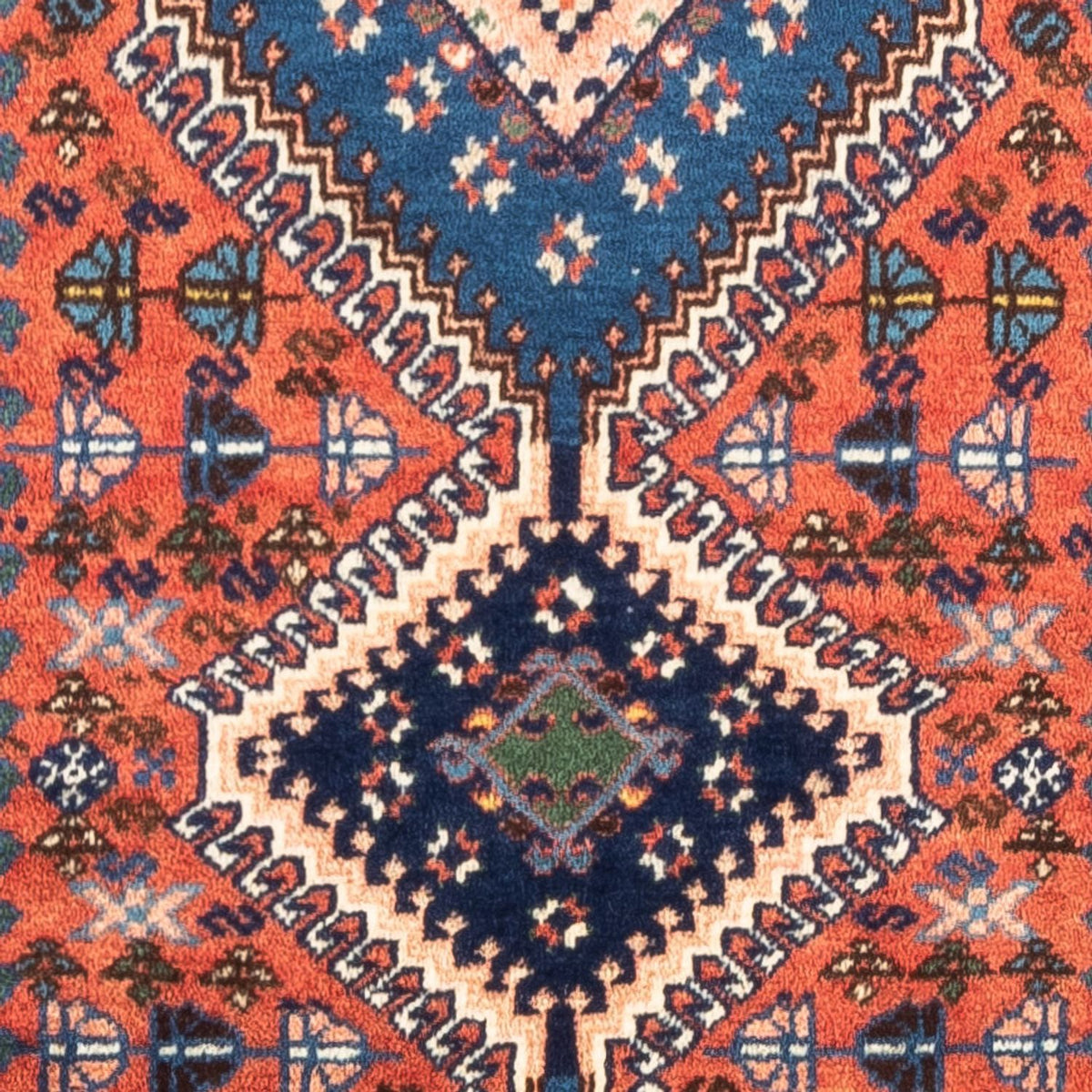 Tapis persan - Nomadic - 135 x 85 cm - rouge