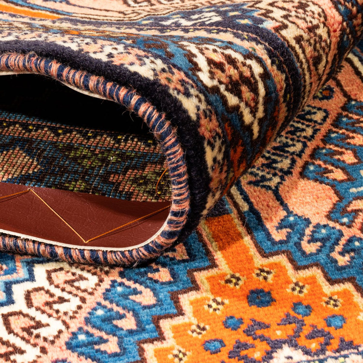 Tapis persan - Nomadic - 125 x 80 cm - rouge