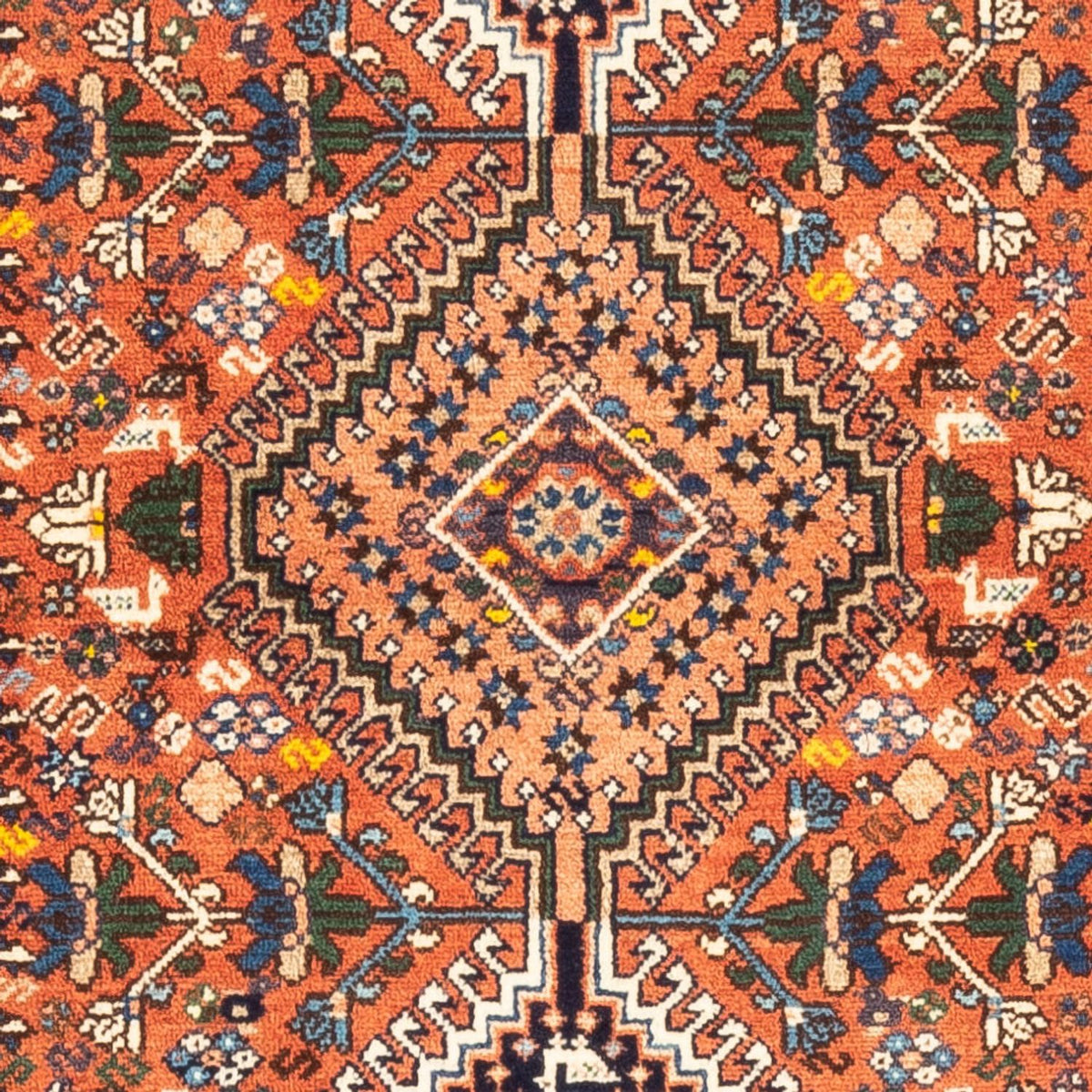 Tapis de couloir Tapis persan - Nomadic - 202 x 82 cm - rouge