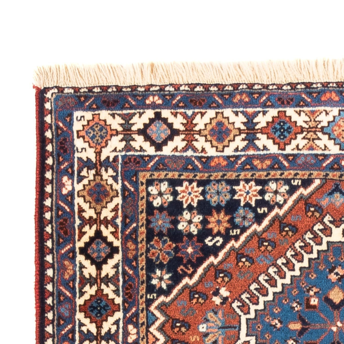 Tapis de couloir Tapis persan - Nomadic - 205 x 80 cm - rouge