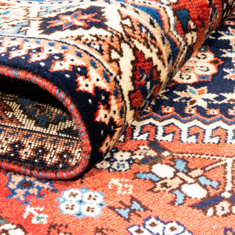 Tapis de couloir Tapis persan - Nomadic - 195 x 80 cm - rouge