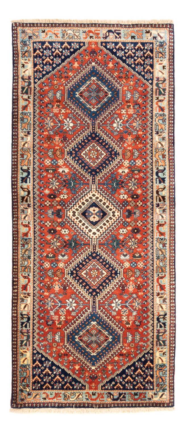 Tapis de couloir Tapis persan - Nomadic - 198 x 86 cm - rouge