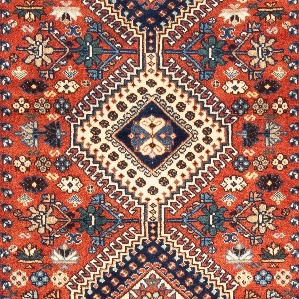 Tapis de couloir Tapis persan - Nomadic - 198 x 86 cm - rouge