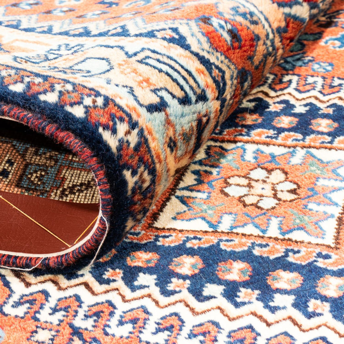 Tapis de couloir Tapis persan - Nomadic - 198 x 86 cm - rouge