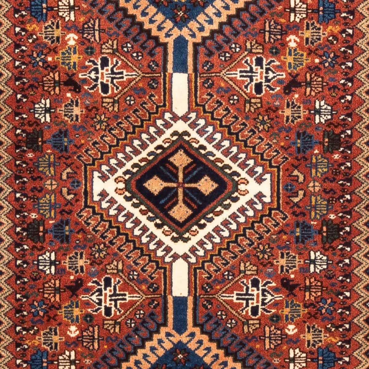 Tapis persan - Nomadic - 137 x 80 cm - rouge