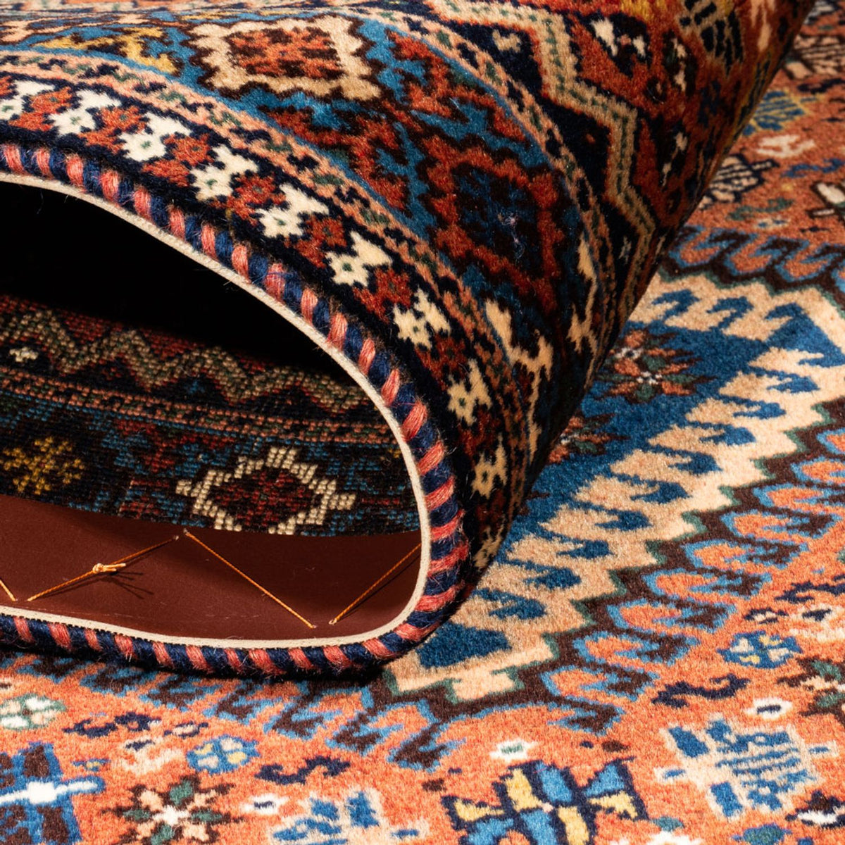 Tapis persan - Nomadic - 137 x 80 cm - rouge