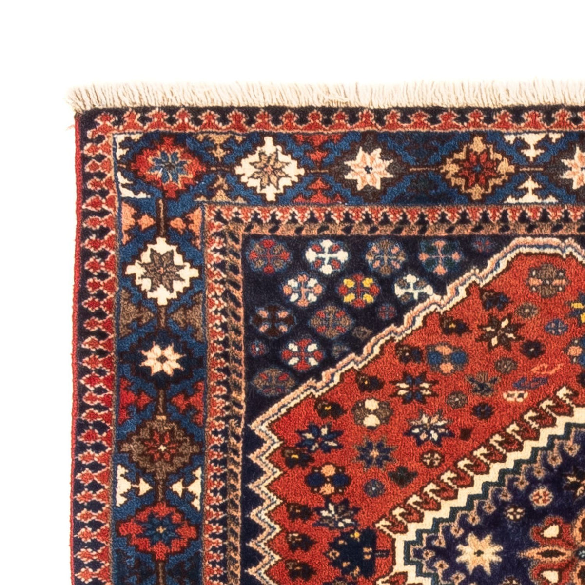 Tapis persan - Nomadic - 122 x 84 cm - rouge