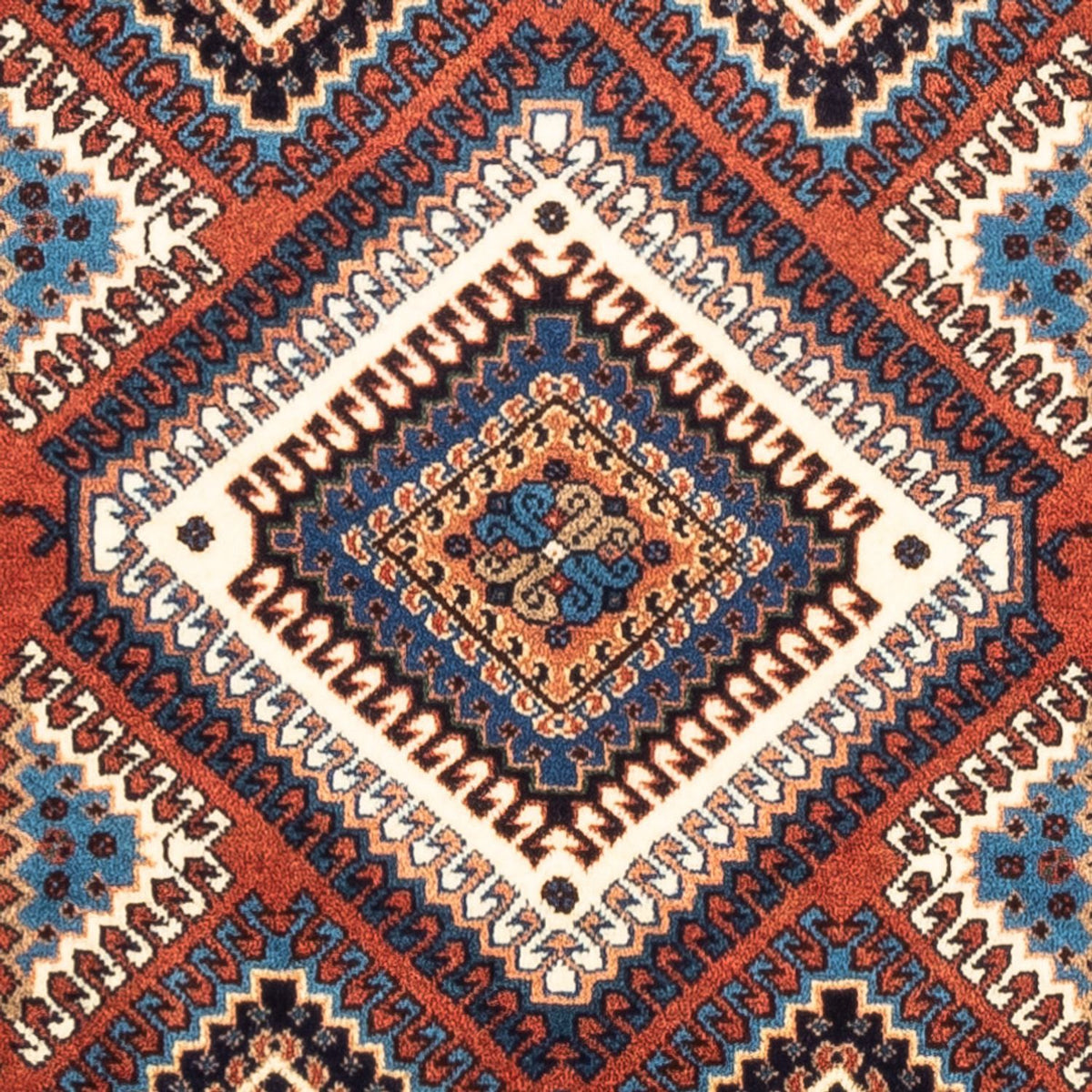 Tapis persan - Nomadic - 126 x 80 cm - rouge