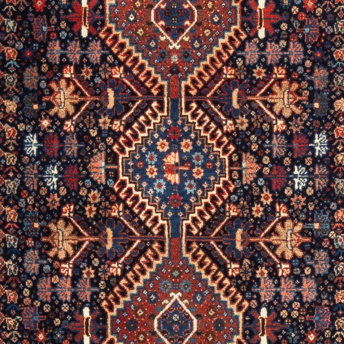 Tapis de couloir Tapis persan - Nomadic - 188 x 82 cm - bleu foncé