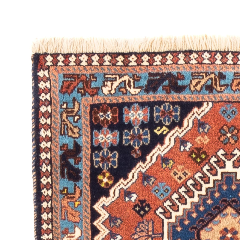Tapis de couloir Tapis persan - Nomadic - 200 x 62 cm - rouge