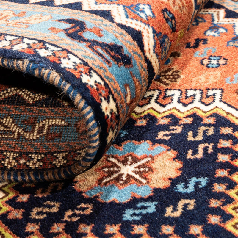 Tapis de couloir Tapis persan - Nomadic - 200 x 62 cm - rouge