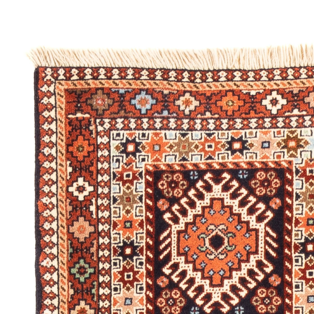 Tapis de couloir Tapis persan - Nomadic - 209 x 80 cm - rouge