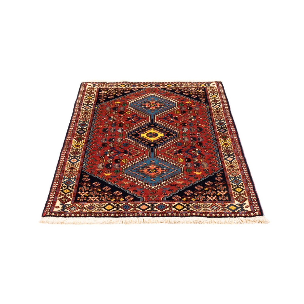 Tapis persan - Nomadic - 130 x 80 cm - rouge