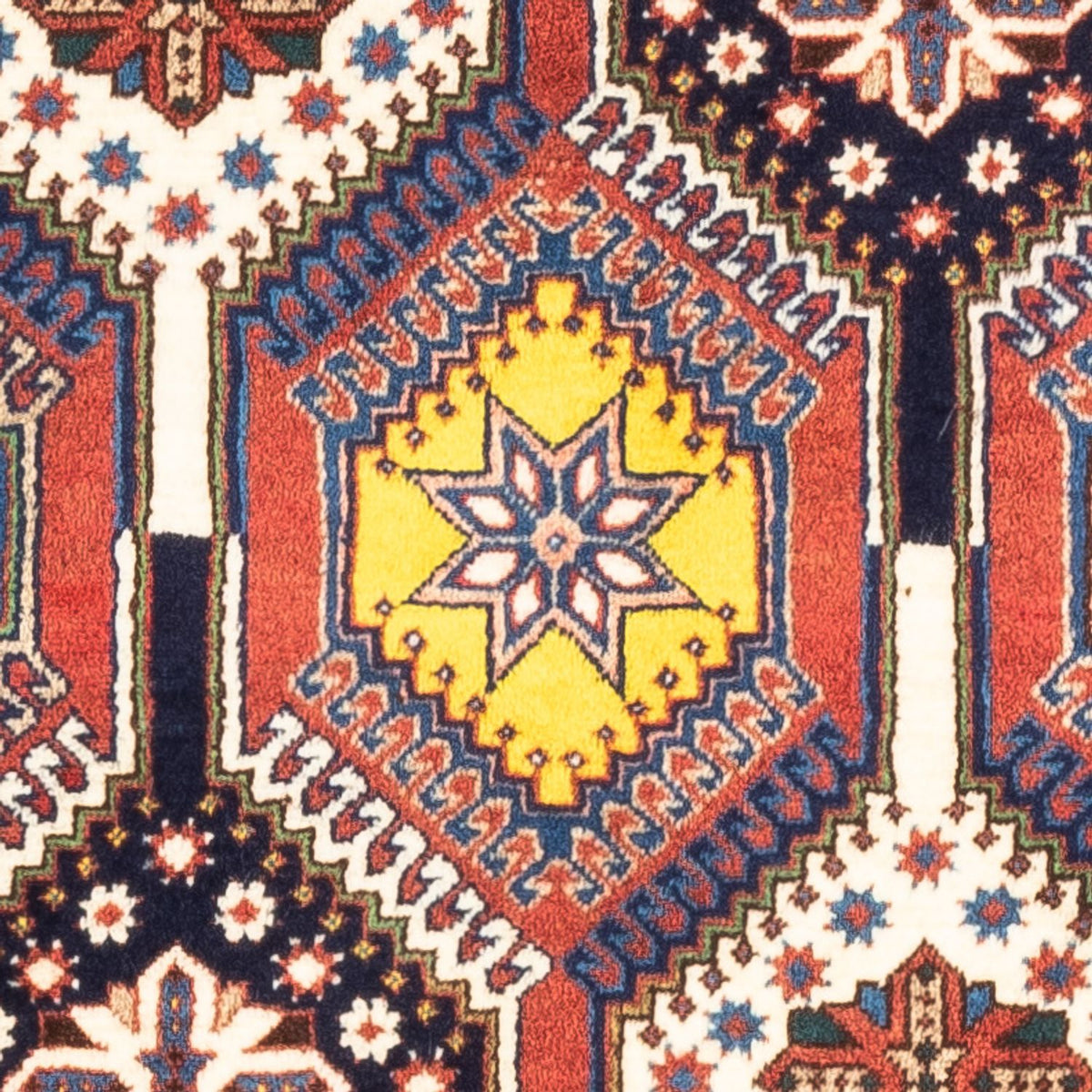 Tapis persan - Nomadic - 128 x 82 cm - multicolore