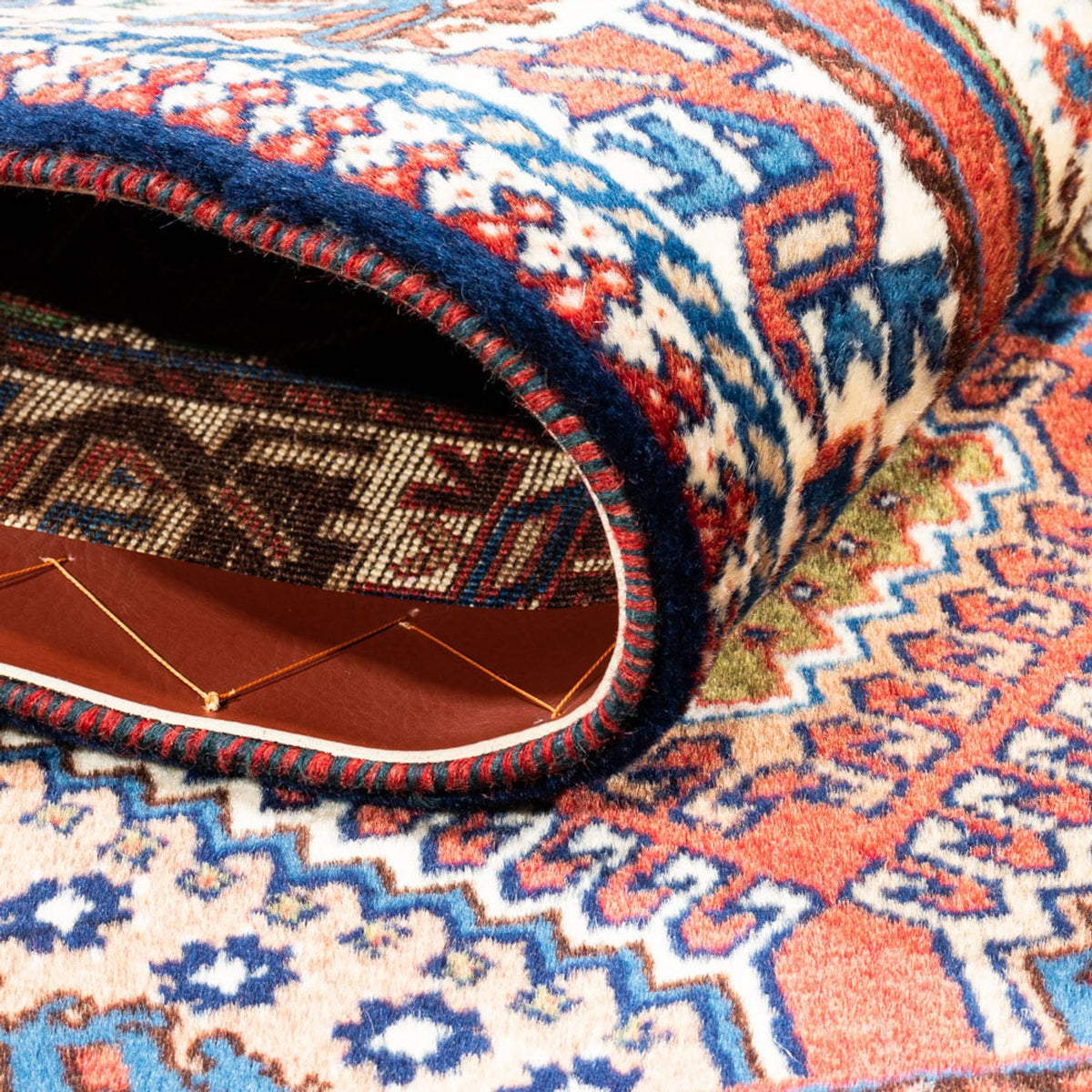Tapis persan - Nomadic - 128 x 82 cm - multicolore