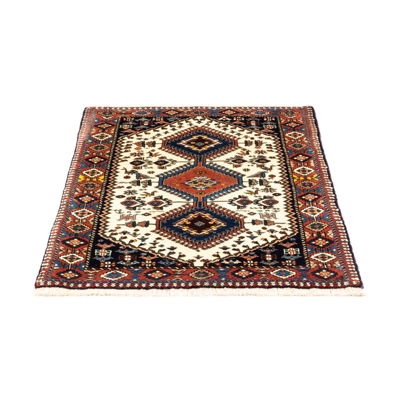 Tapis persan - Nomadic - 130 x 80 cm - crème