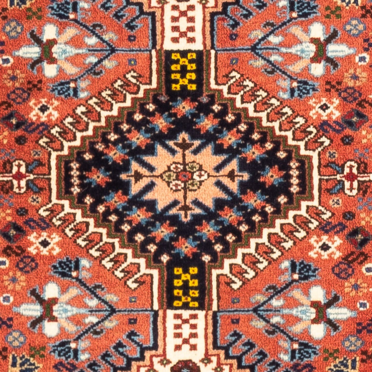 Tapis persan - Nomadic - 133 x 82 cm - rouge