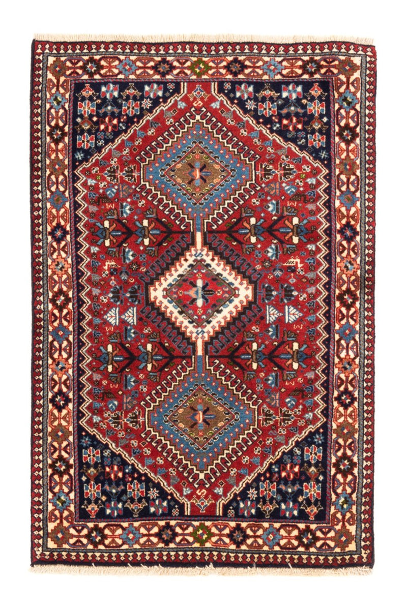 Tapis persan - Nomadic - 123 x 81 cm - rouge