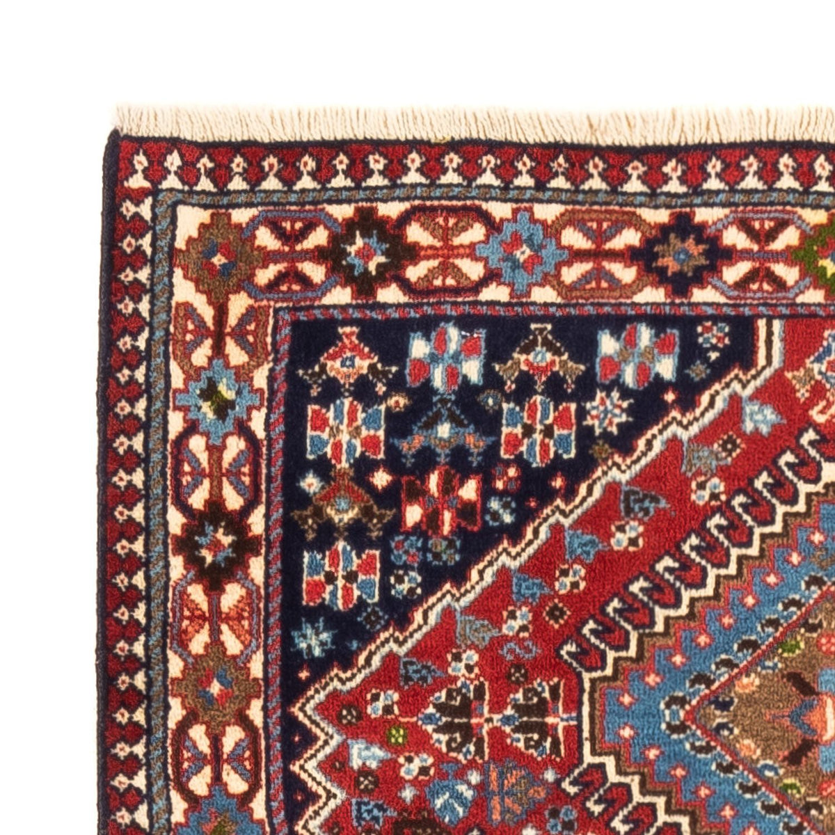Tapis persan - Nomadic - 123 x 81 cm - rouge