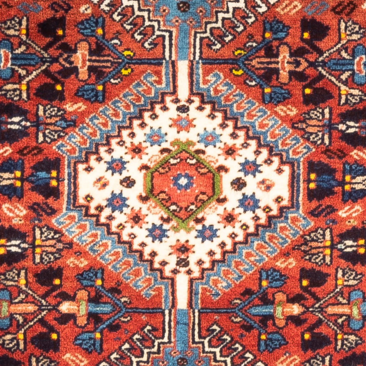 Tapis persan - Nomadic - 125 x 81 cm - rouge