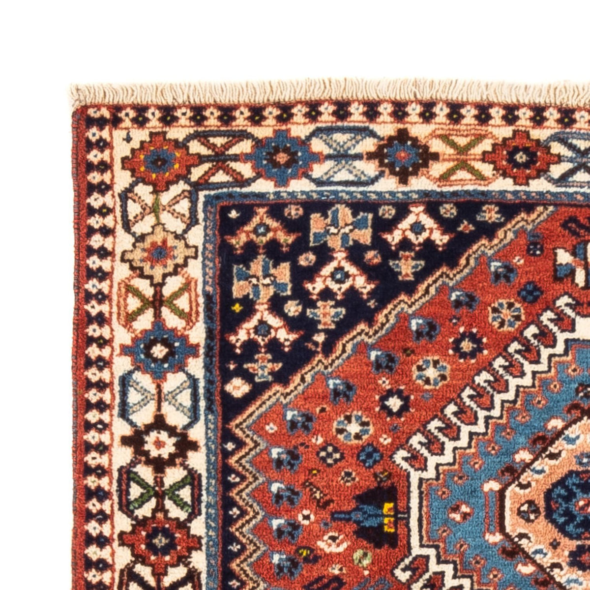 Tapis persan - Nomadic - 125 x 81 cm - rouge