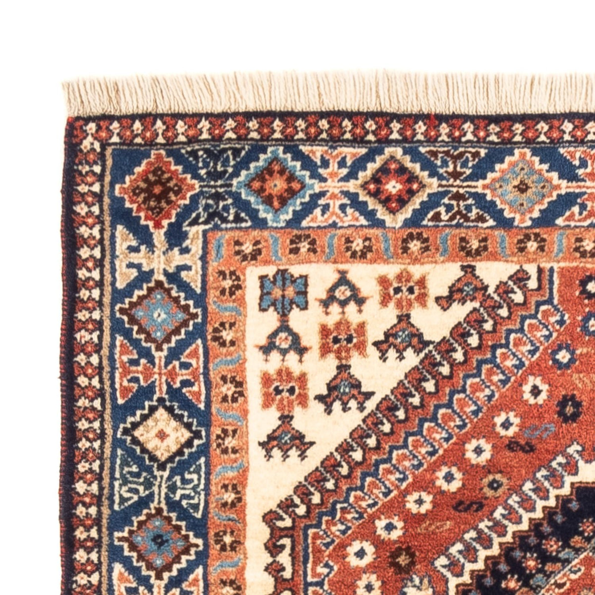 Tapis persan - Nomadic - 131 x 82 cm - rouge