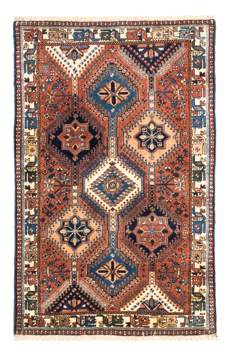 Tapis persan - Nomadic - 128 x 81 cm - rouge
