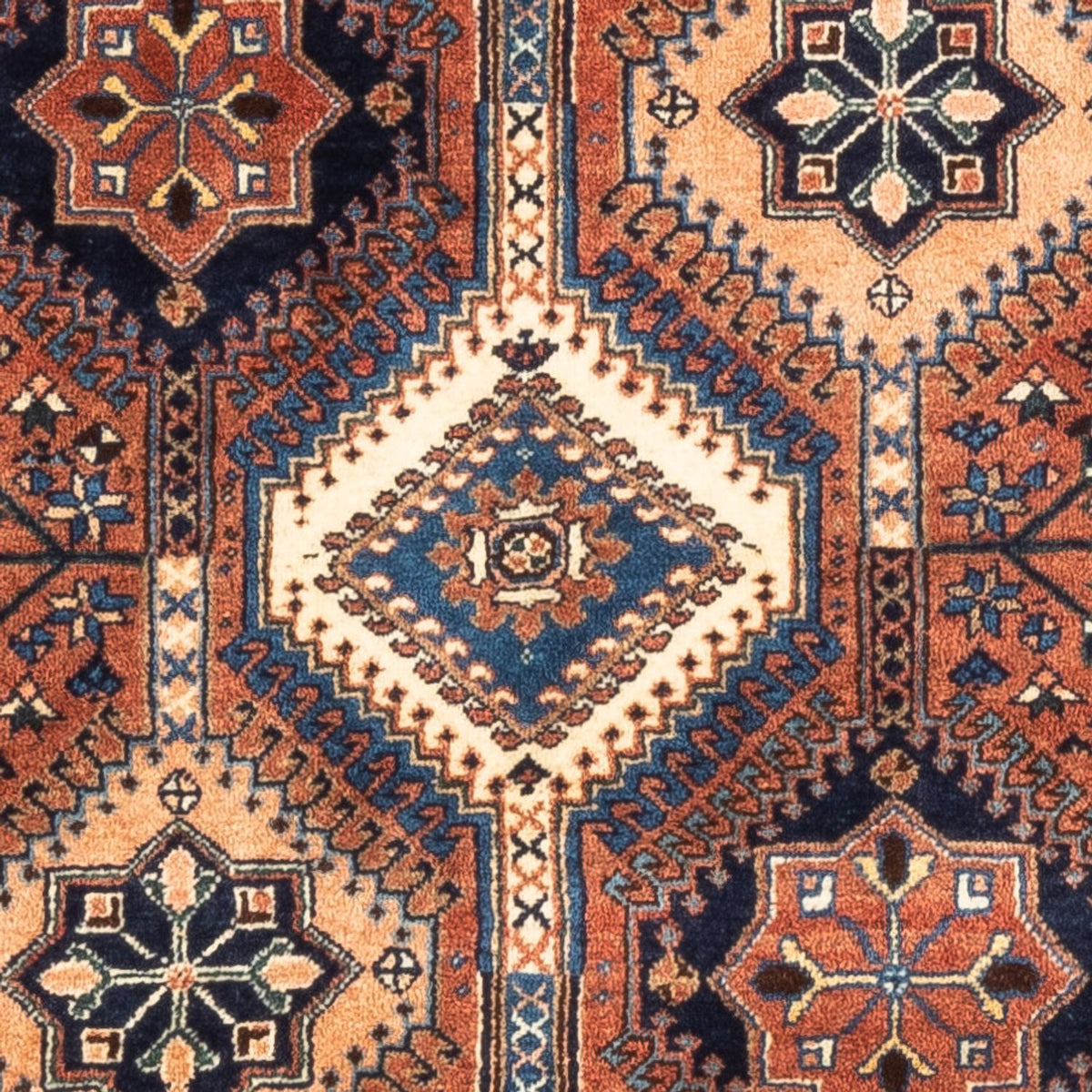 Tapis persan - Nomadic - 128 x 81 cm - rouge