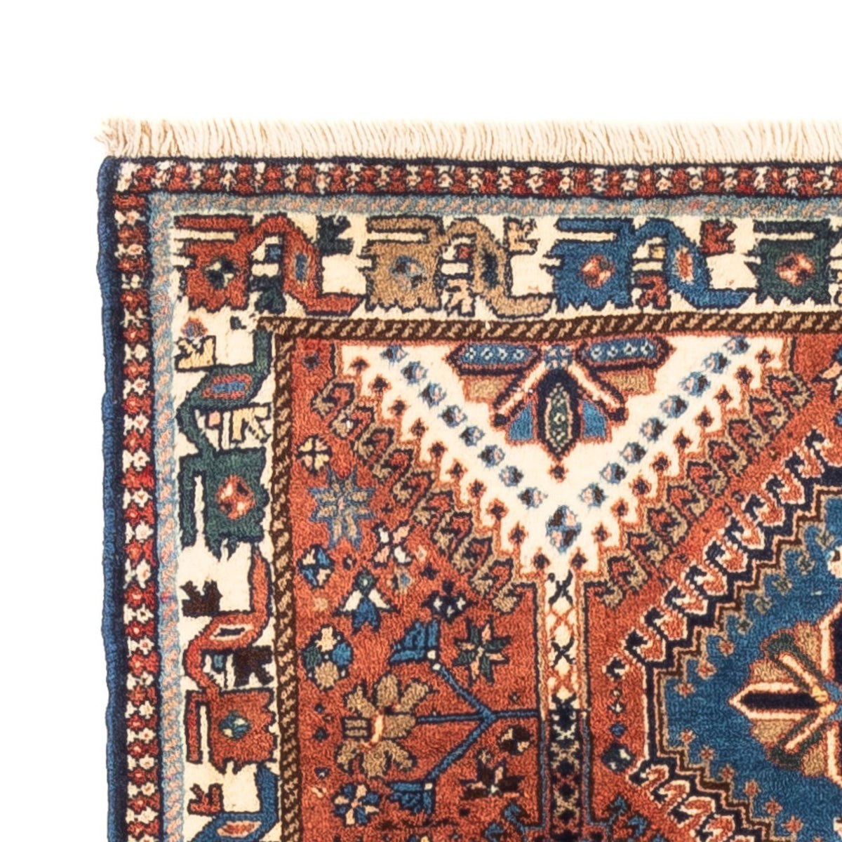 Tapis persan - Nomadic - 128 x 81 cm - rouge