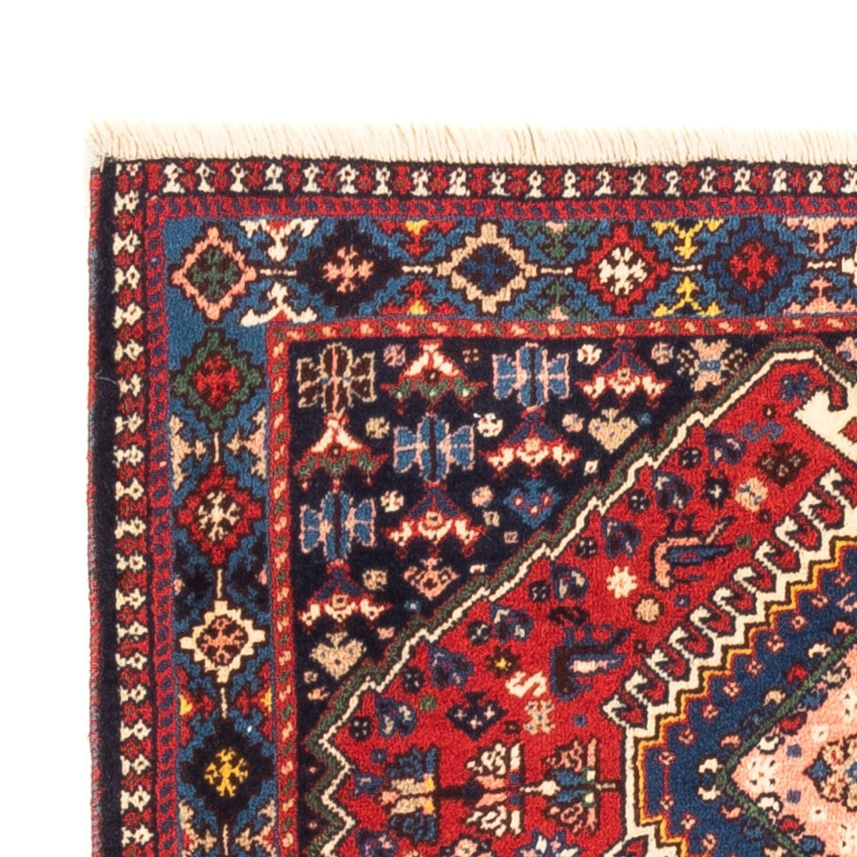 Tapis persan - Nomadic - 122 x 80 cm - rouge