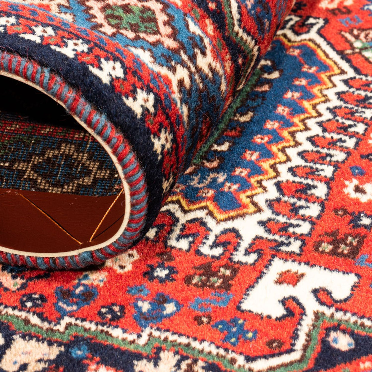 Tapis persan - Nomadic - 122 x 80 cm - rouge