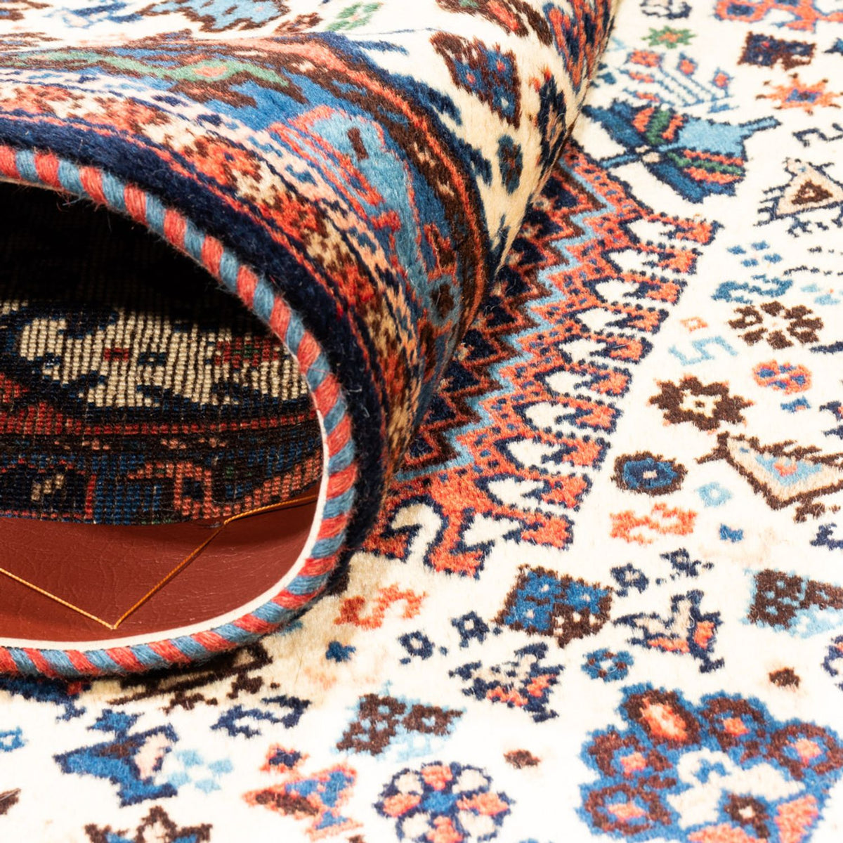 Tapis persan - Nomadic - 128 x 83 cm - crème