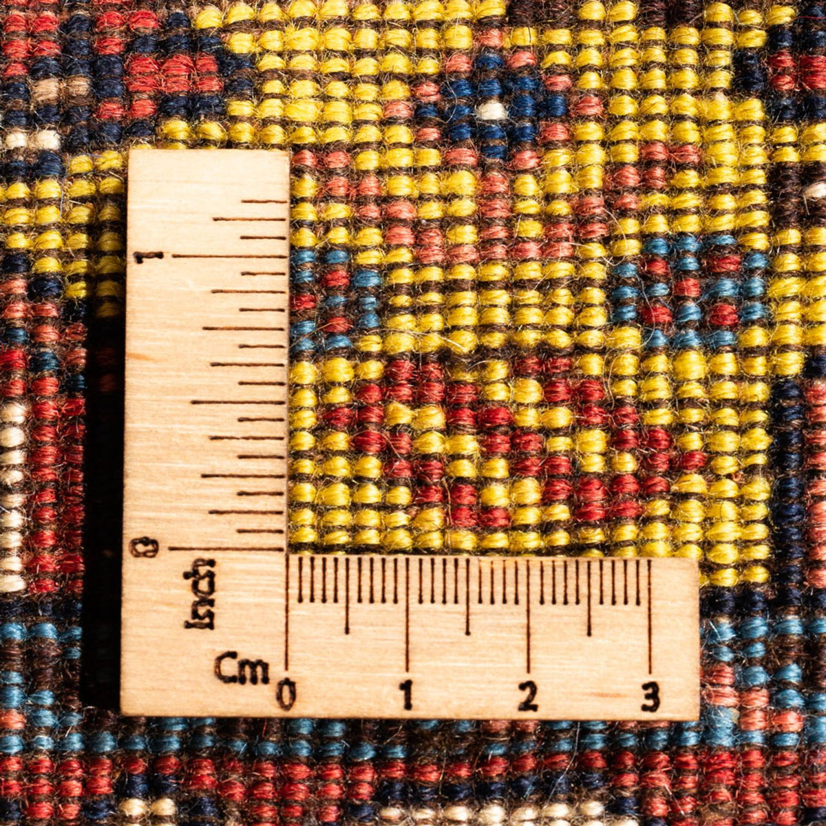 Tapis persan - Nomadic - 126 x 80 cm - jaune