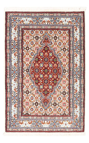 Tapis persan - Classique - Royal - 90 x 60 cm - rouge clair
