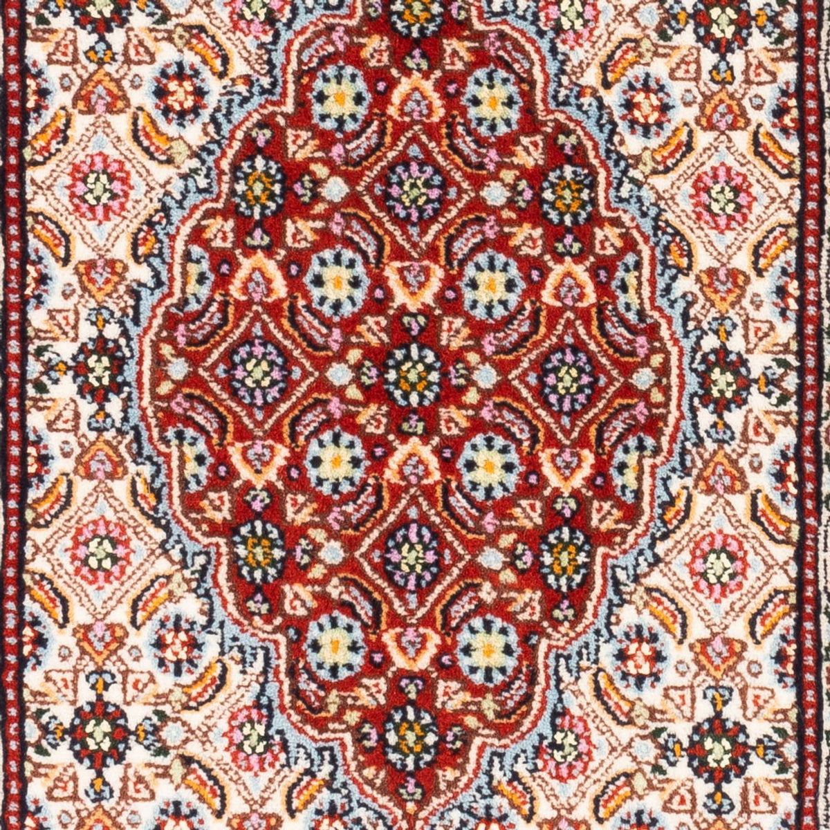 Tapis persan - Classique - Royal - 90 x 60 cm - rouge clair