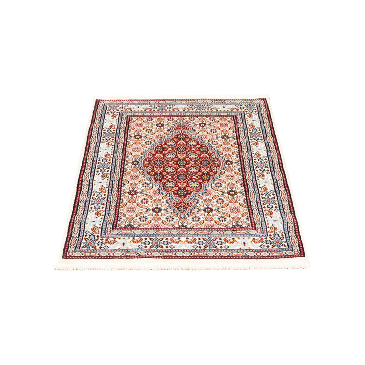 Tapis persan - Classique - Royal - 90 x 60 cm - rouge clair